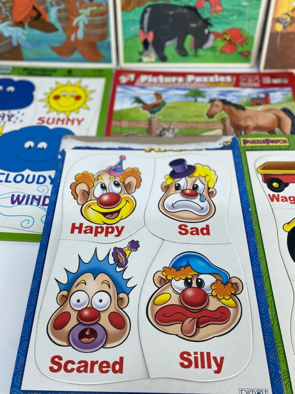 Vintage Assortment 13 Puzzle Variety Brands Puzzle Patch Golden Disney Playskool